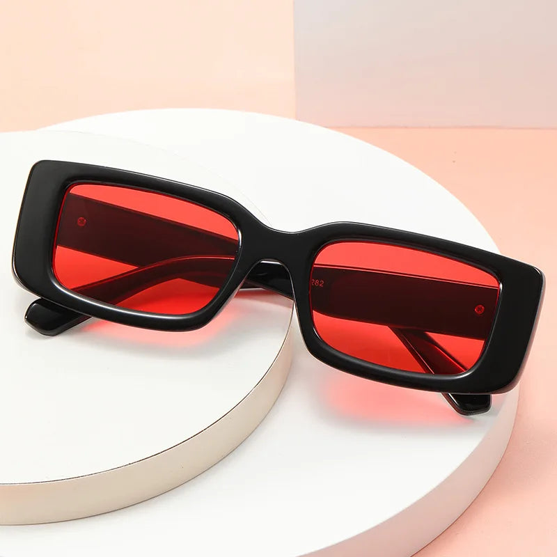 Unisex Vintage Square Eyewear Sunglasses