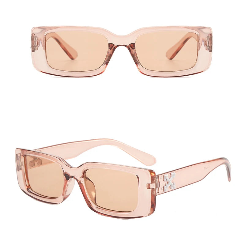 Unisex Vintage Square Eyewear Sunglasses