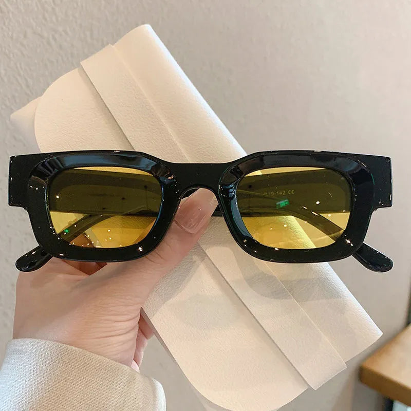 Retro Punk Rectangle Sunglasses